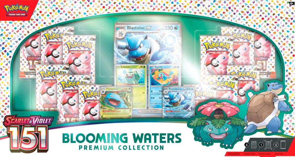Pokemon TCG: 151 Blooming Waters Premium Collection