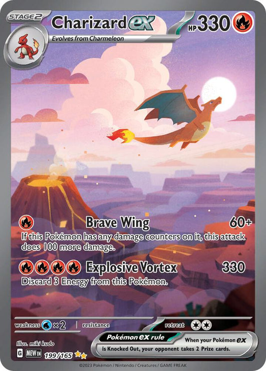 Charizard ex 199/165 Scarlet and Violet 151