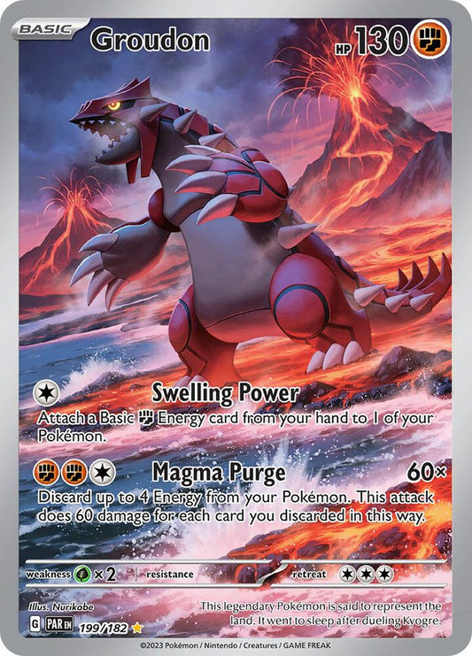 Groudon 199/182 Paradox Rift