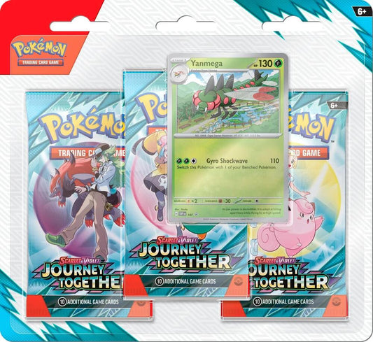 Journey Together 3 Pack Blister (Yanmega Promo)