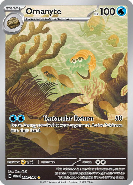Omanyte 180/165 Scarlet and Violet 151