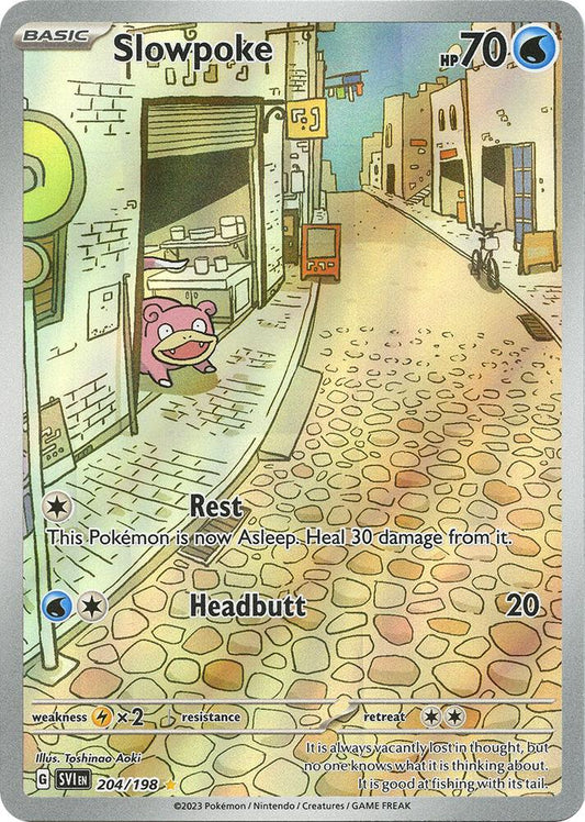 Slowpoke 204/198 Scarlet and Violet Base Set