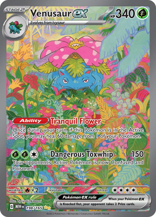 Venusaur ex 198/165 Scarlet and Violet 151