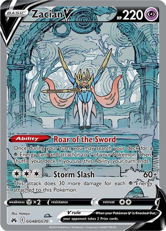 Zacian V GG48/GG70 Crown Zenith